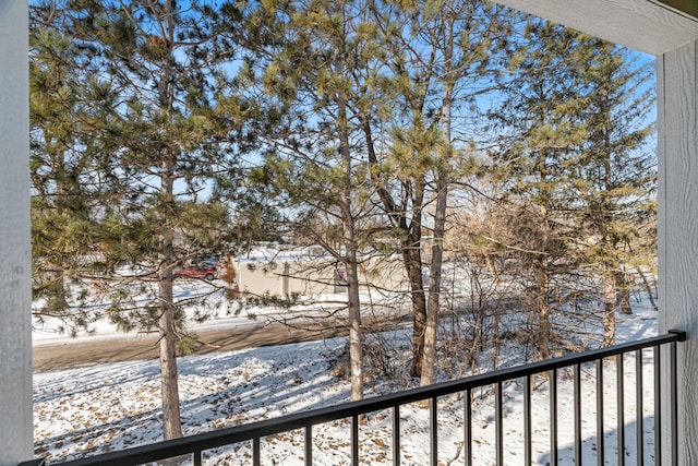 425 8th St Unit 23, New Richmond, WI 54017 - view of snow covered back of property