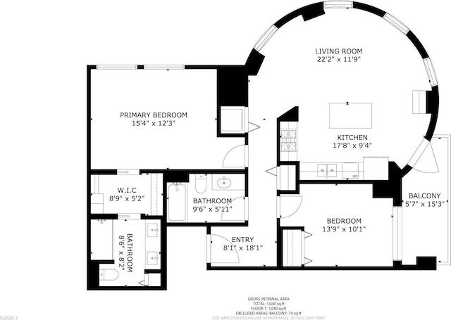 929 Portland Ave Unit 406, Minneapolis, MN 55404 - floor plan / room layout