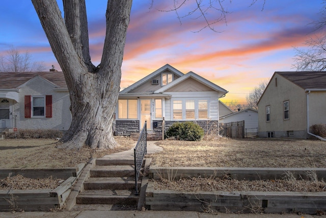 view of front of property