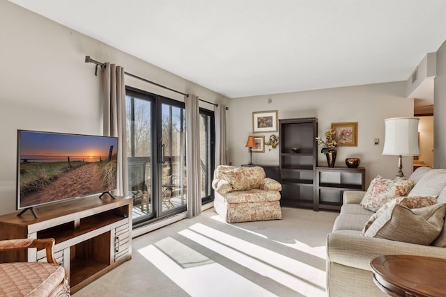 6615 Lake Shore Dr S Unit 403, Richfield, MN 55423 - living room with carpet flooring