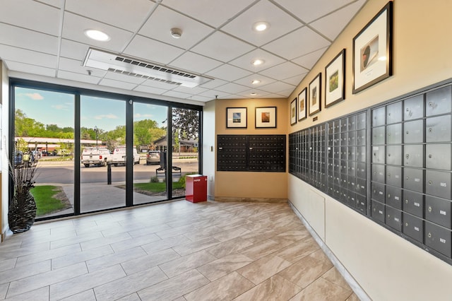 6615 Lake Shore Dr S Unit 403, Richfield, MN 55423 - surrounding community with mail area, a paneled ceiling, and recessed lighting