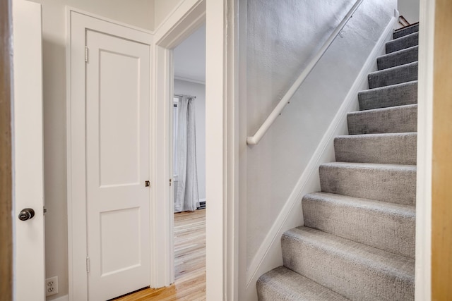 4415 Snelling Ave, Minneapolis, MN 55406 - stairway with wood finished floors