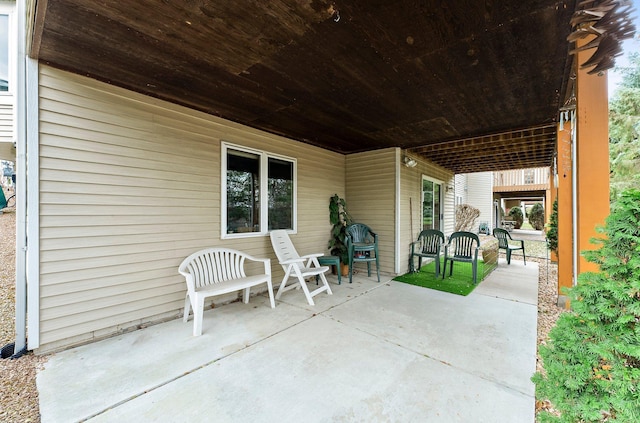 view of patio