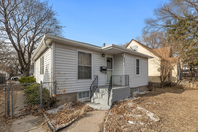 view of front of property