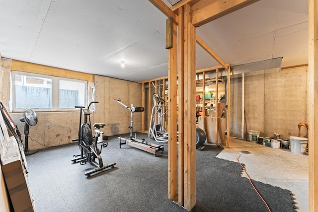 view of workout room