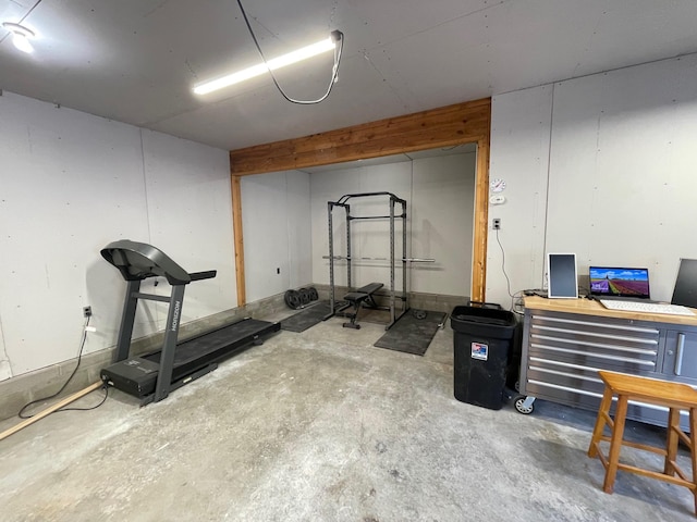 view of exercise room