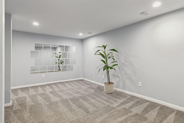 1524 Mulberry St, Taylors Falls, MN 55084 - unfurnished room featuring carpet, baseboards, and recessed lighting