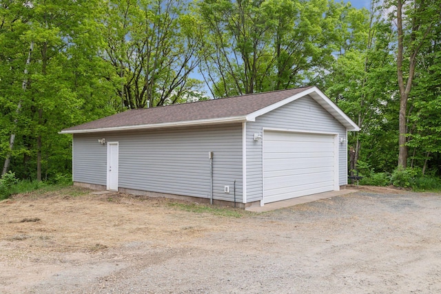 1524 Mulberry St, Taylors Falls, MN 55084 - view of detached garage