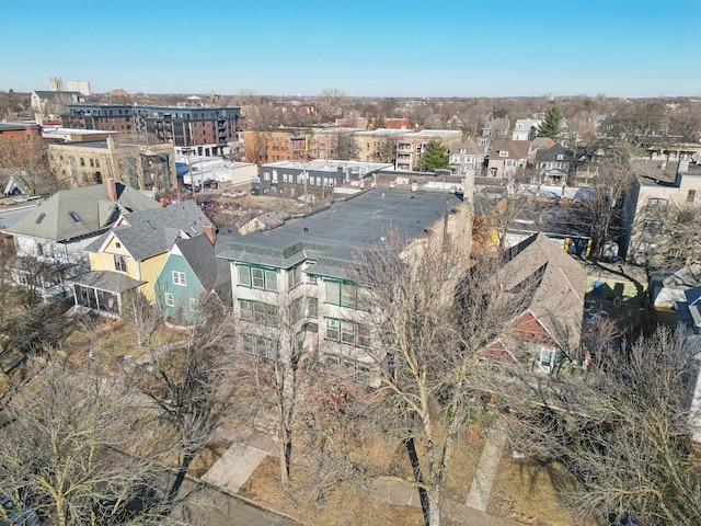 bird's eye view featuring a residential view