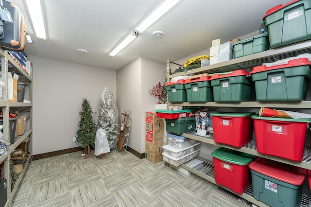 view of storage room