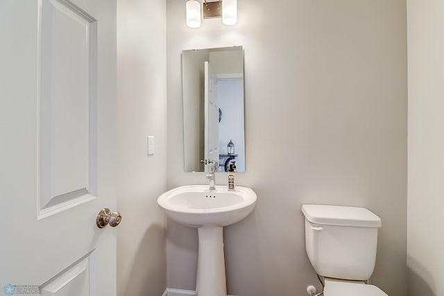 bathroom with toilet