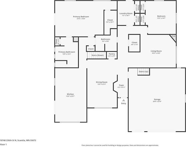 10740 230th St N, Scandia, MN 55073 - view of home floor plan