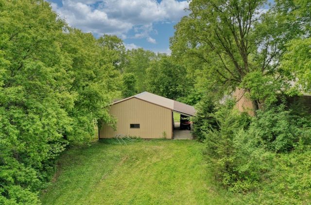 10740 230th St N, Scandia, MN 55073 - view from above of property featuring a heavily wooded area