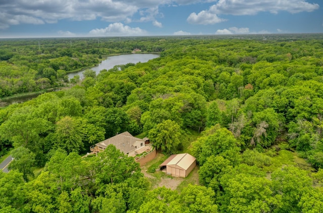 10740 230th St N, Scandia, MN 55073 - bird's eye view of a heavily wooded area and a large body of water