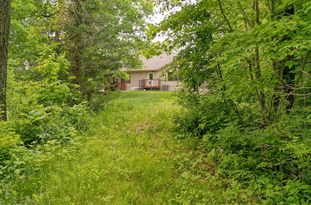 10740 230th St N, Scandia, MN 55073 - view of yard featuring a wooden deck