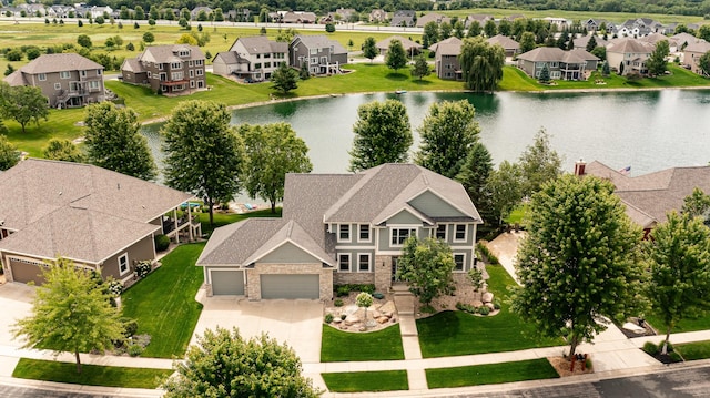 3942 Autumn Lake Ct SW, Rochester, MN 55902 - aerial view of residential area featuring a large body of water