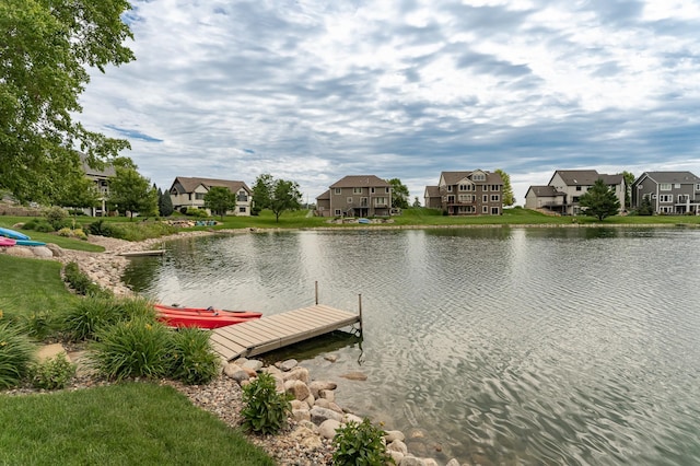 3942 Autumn Lake Ct SW, Rochester, MN 55902 - dock with a residential view and a water view