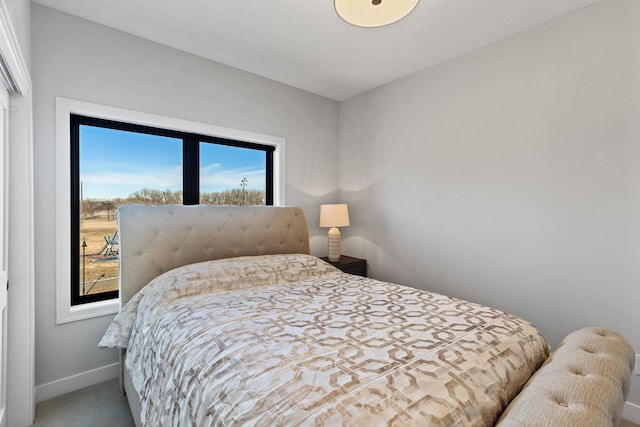 bedroom featuring carpet floors