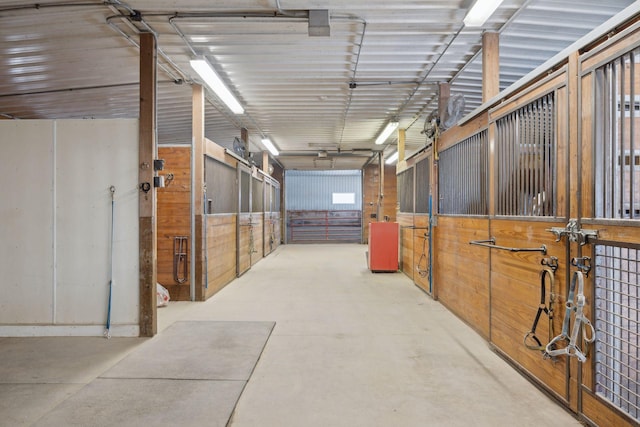 view of horse barn