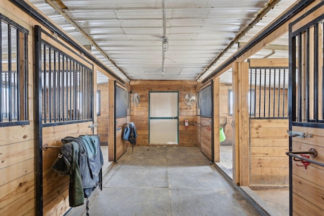 view of horse barn