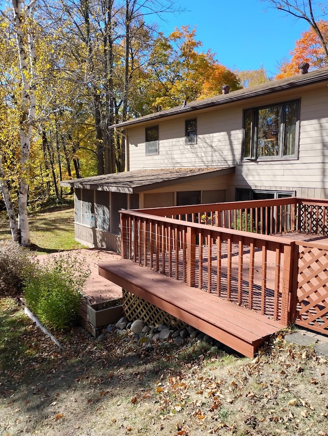 view of deck