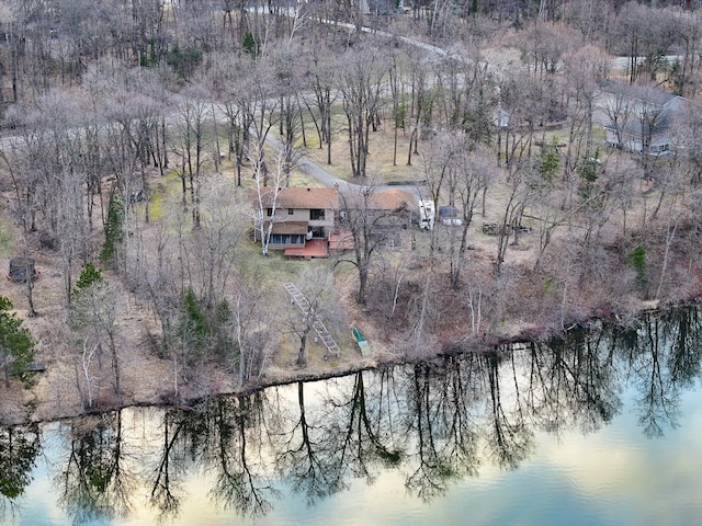 1944 Island View Dr NE, Bemidji, MN 56601 - drone / aerial view featuring a water view