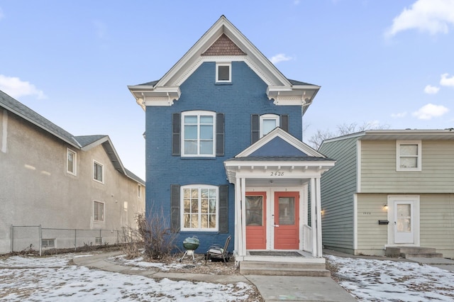 view of front of home