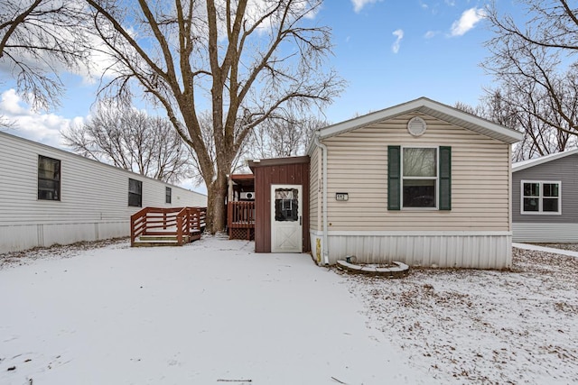 view of manufactured / mobile home