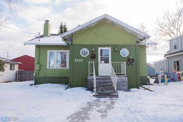 view of bungalow