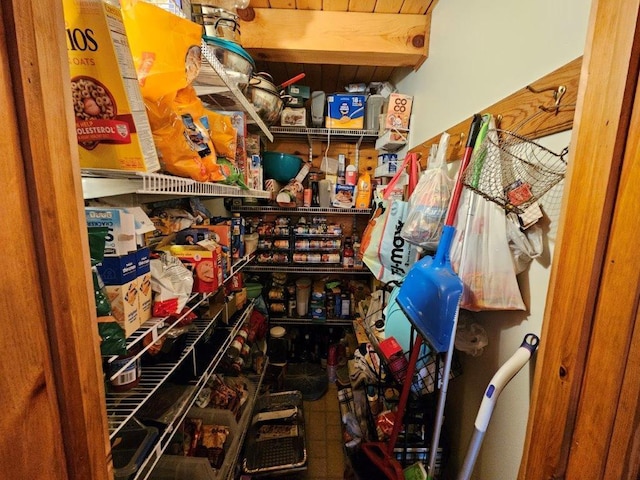 view of pantry