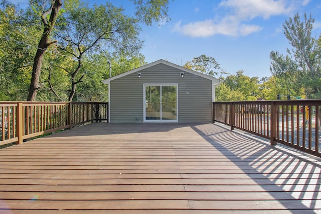 view of deck