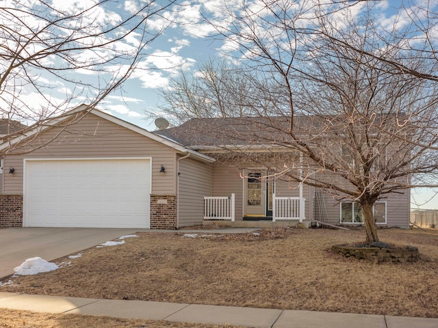 ranch-style house with a garage