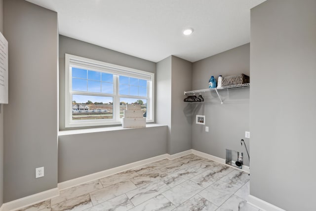 laundry room with washer hookup