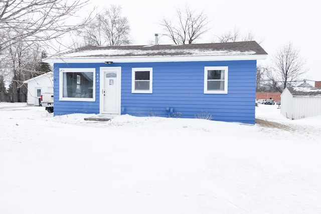 view of bungalow