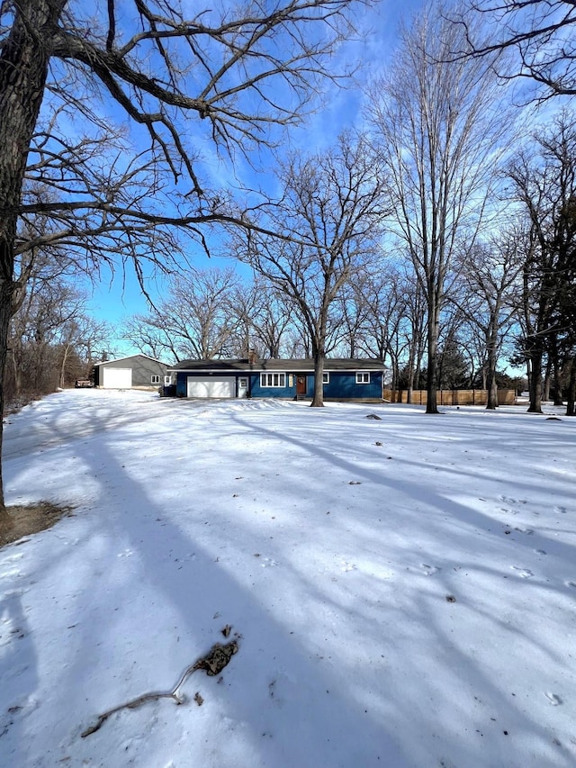 view of front of home featuring an attached garage