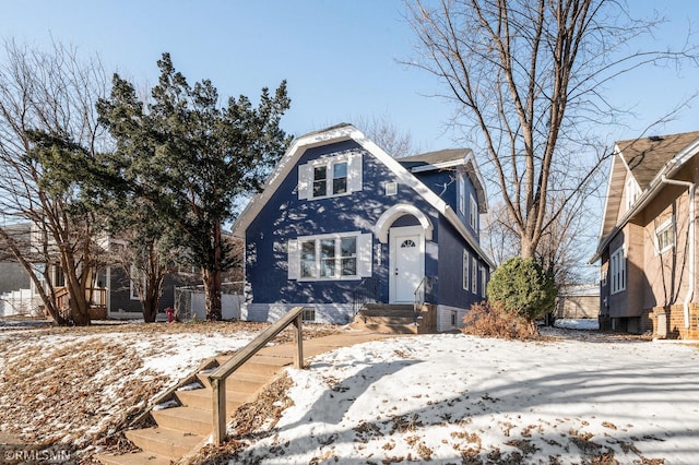 view of front of home