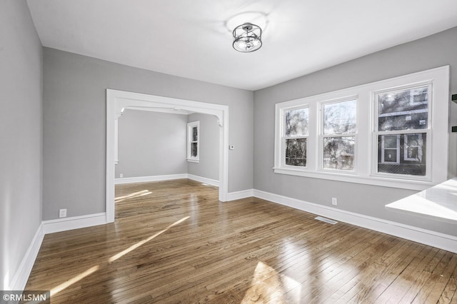 interior space with wood-type flooring