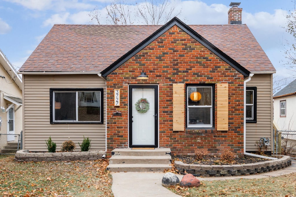 view of front of home