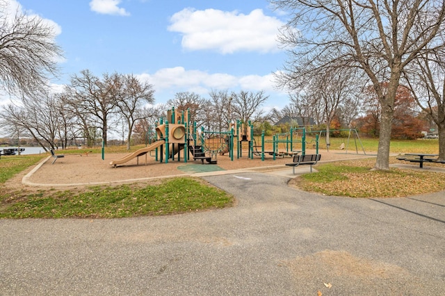 view of community playground