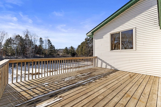 view of deck