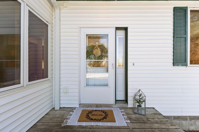 view of entrance to property