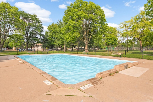 view of pool