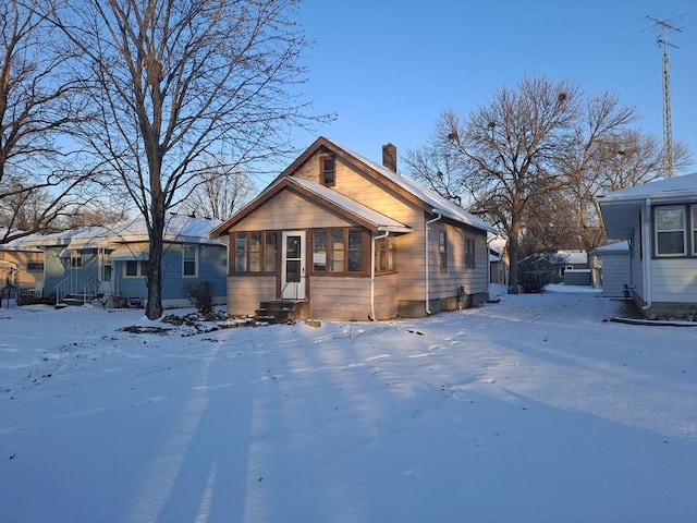 view of bungalow-style house