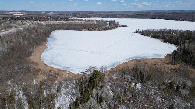112 Bay Rd, Coleraine, MN 55722 - view of snowy aerial view
