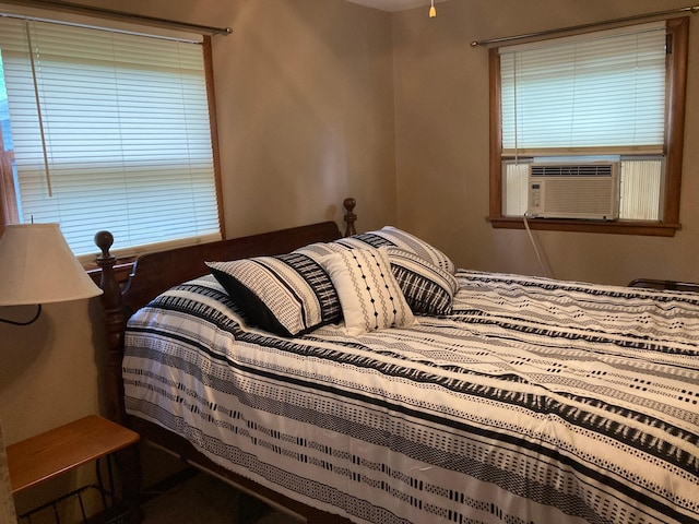 bedroom featuring cooling unit