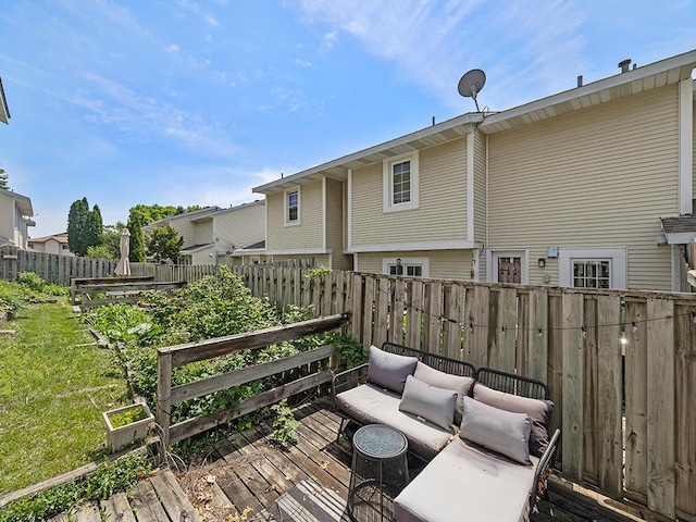 2028 Pathways Dr, Saint Paul, MN 55119 - deck with a fenced backyard