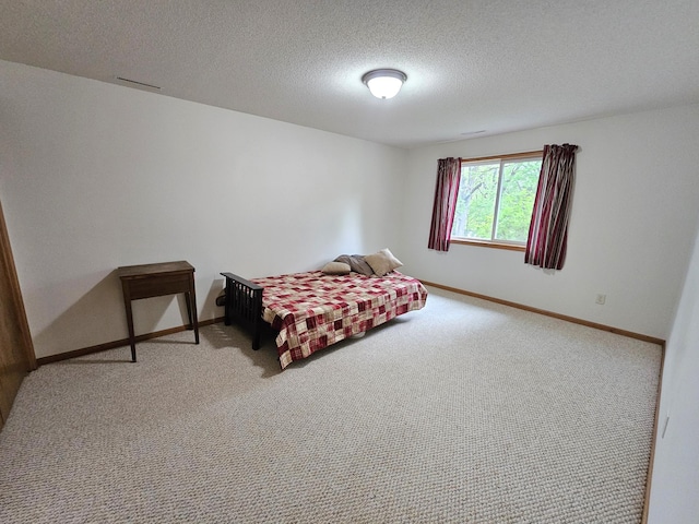 8785 Ilex Pl NW, Rice, MN 56367 - carpeted bedroom featuring a textured ceiling and baseboards