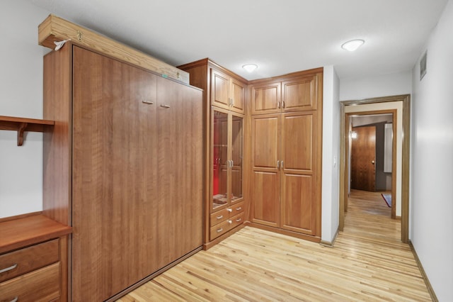 interior space featuring light hardwood / wood-style floors