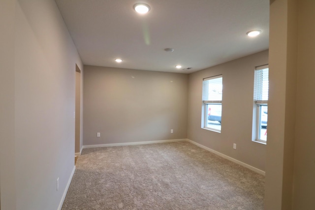 empty room with carpet floors