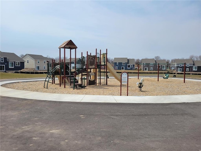 view of jungle gym